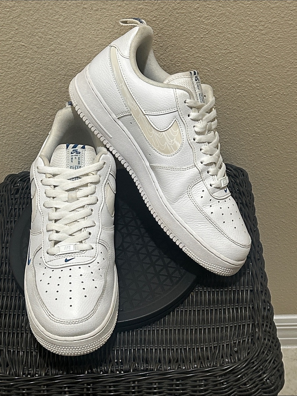 Nike Air Force 1 Low Reflective Swoosh White Blue FB8971-100